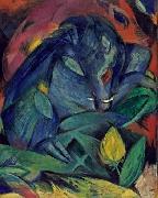 Franz Marc Wildschweine oil